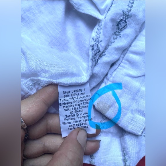 Rare Johnny Was Embroidered Linen Kimono - Picture 14 of 16